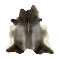echtes Kuhfell Teppich Grey