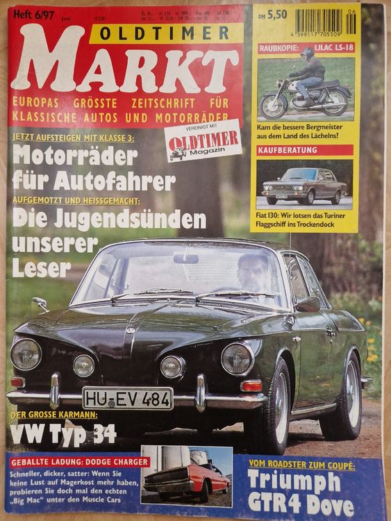 Vw Typ34 Dodge Charger Fiat 130 Lilac Ls 18 Triumph GTR4