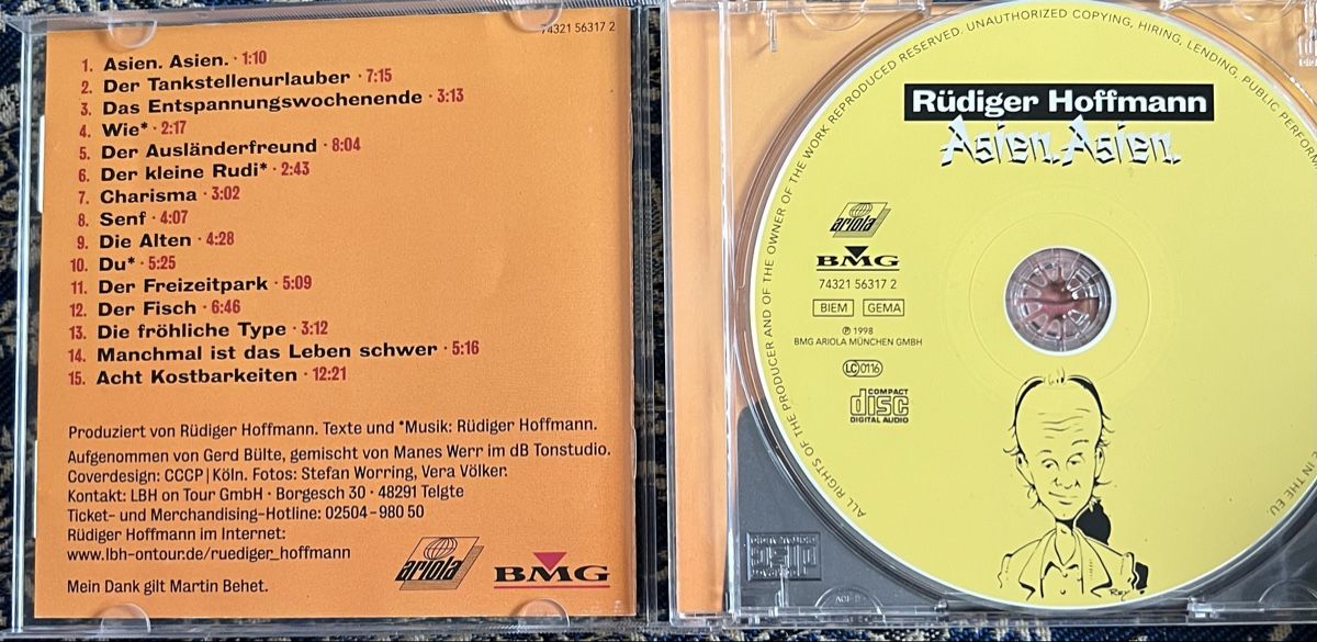 CD: Rüdiger Hoffmann Asien. Asien. – Usato da Basel venduto da Caramelbonbon 2