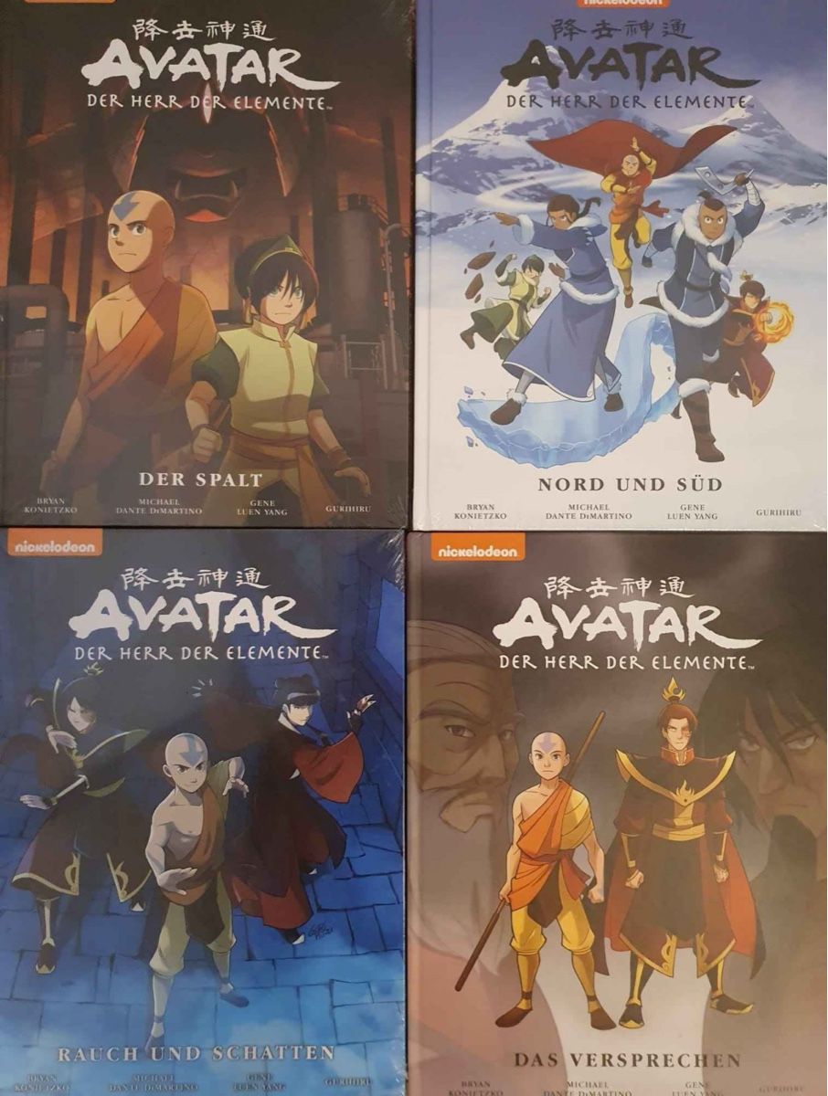 Bücher: Avatar-Der Herr der Elemente:Premium 1,3,4 & 5:(Comic) – Neu und originalverpackt aus Schaffhausen von Lutka01 1
