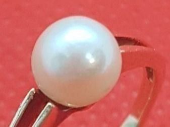 Ringe: Zierlicher Ring mit echter Zuchtperle – Neu (gemäss Beschreibung) aus Unterägeri von Altgoldschmuck 4