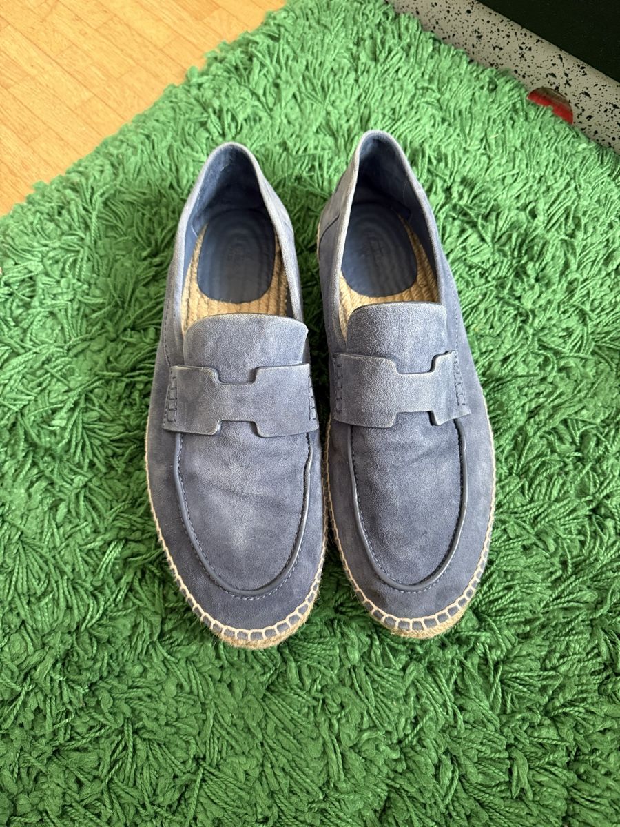 Hermès Chaussures hommes: Hermès Espadrilles Blue – D'occasion à Genève par SG_73