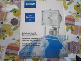 PROJECTEUR HALOGENE  AVEC DETECTEUR DE MOUVEMENT