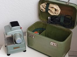 Vintage Diaprojektor Liesegang Fanti-Automat + ROWI Ständer