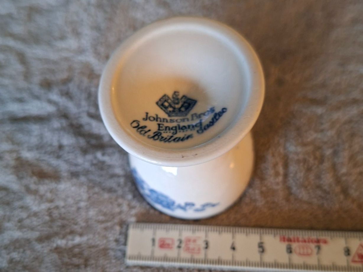 Royal Worcester Altre Stoviglie: 1 Eierbecher Johnson Bros England, Old Britain Castles, blau – Nuovo (secondo la descrizione) da Otelfingen venduto da silver-moon 4