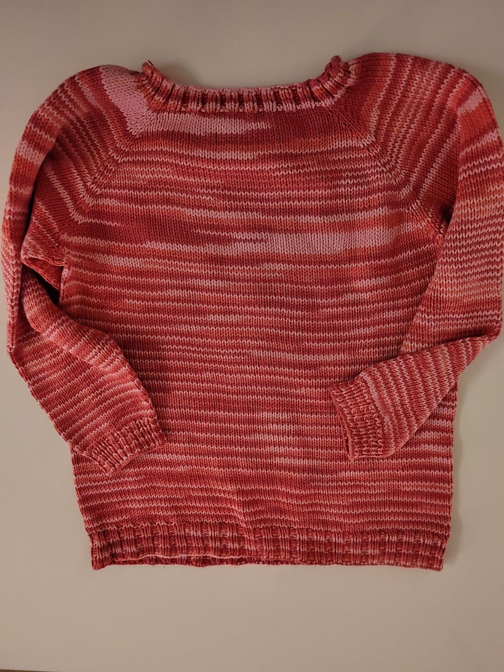 Maglioni & Felpe: Kinder Pullover, selbst gestrickt, pink/rot, herz – Usato da Einsiedeln venduto da pattymary 1