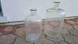 Vintage Glasballons, Dekoration, 2 Stück, Top Zustand