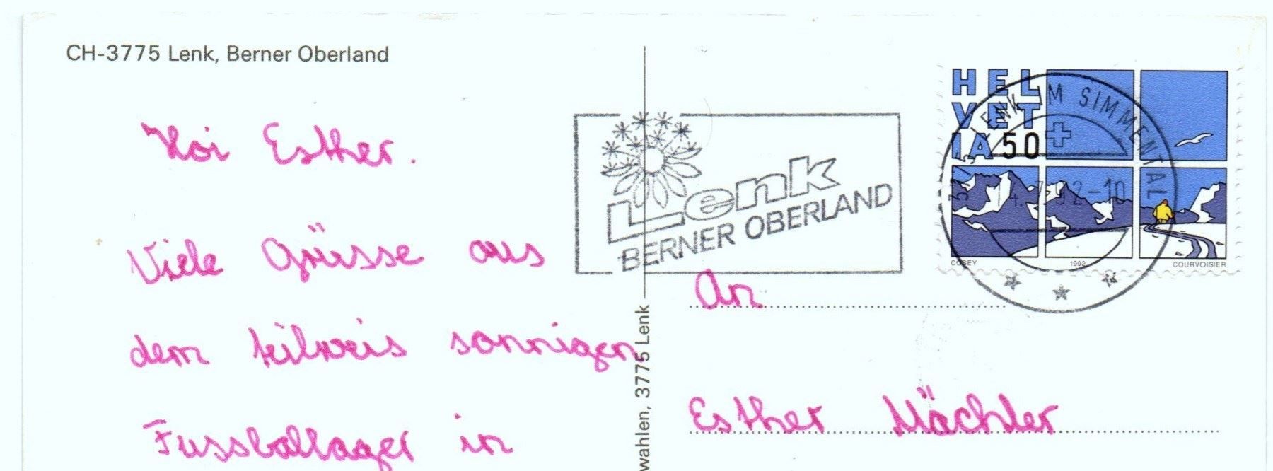 Ansichtskarten: LENK Bahn MOB – Gebraucht aus Jona von philajona 1