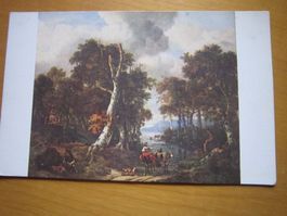 No1 antike Postkarte La foret