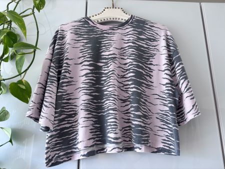 ZARA Shirt mit Animalprint Gr M