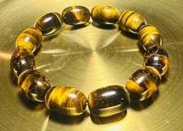Tiger 👁️ EdelStein ARMBand...positiv für Körper & Psyche...