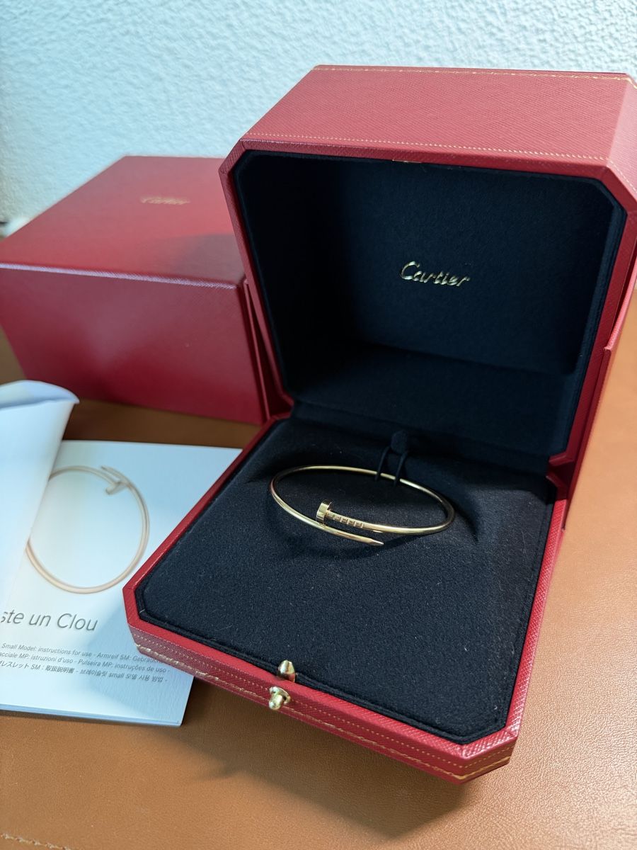 Cartier Bracciali & Braccialetti: Cartier Juste en Cloue 17 bangle – Usato da Andermatt venduto da poprostukropka