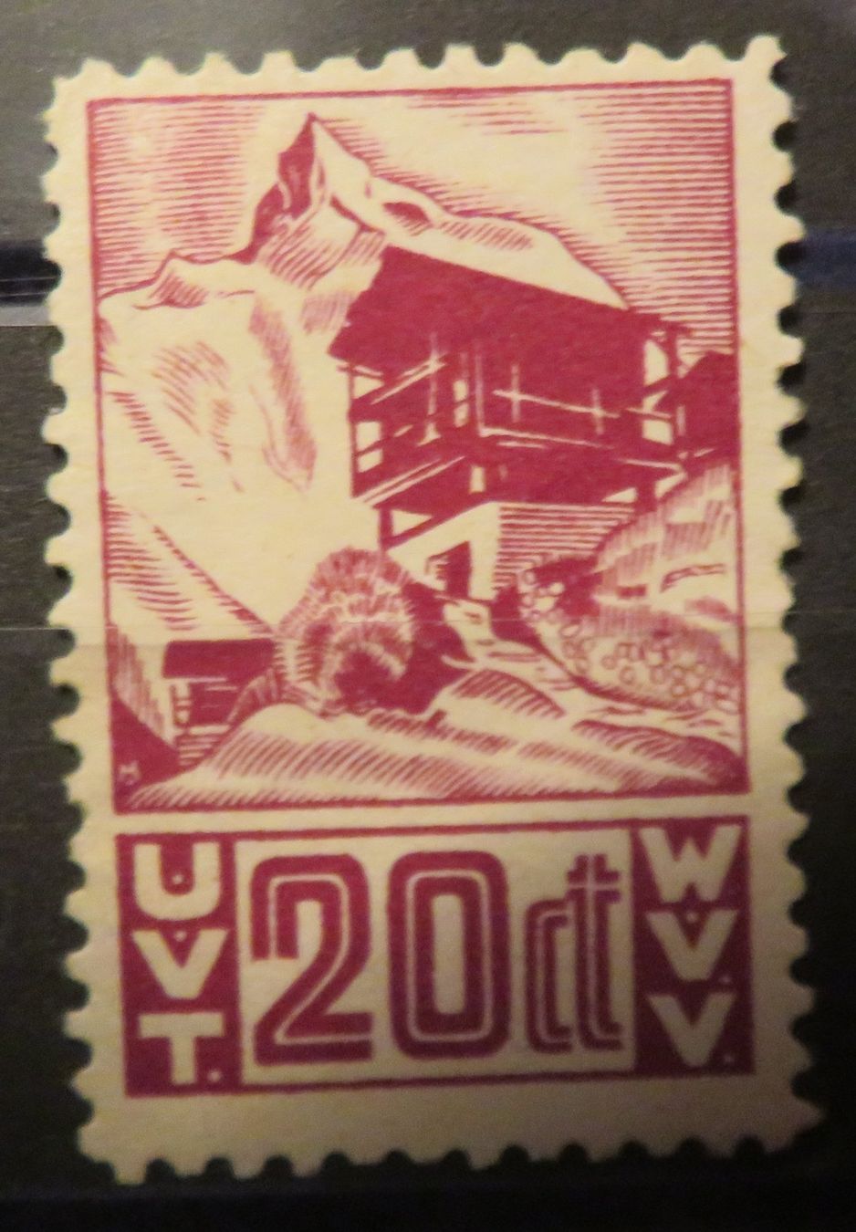Tutti i francobolli: Schweiz Vignette UVT / WVV 20 ct – Usato da Vaduz venduto da muro100