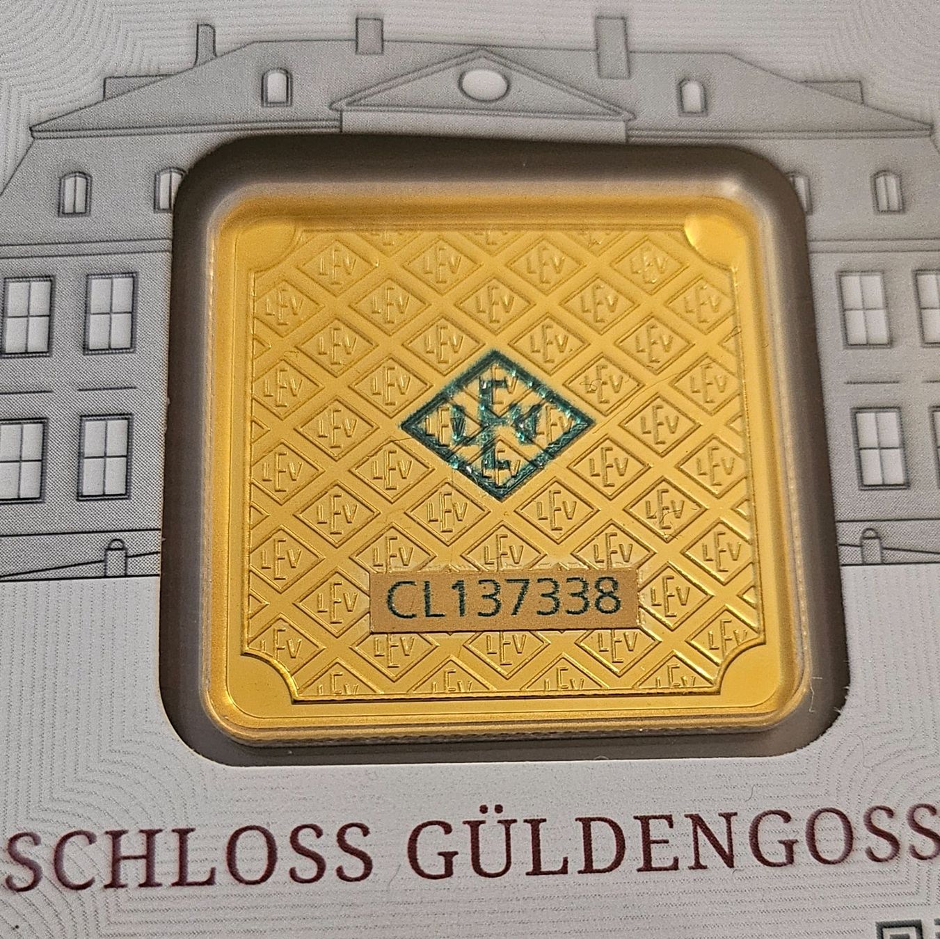 Metalli preziosi: ** GOLDBARREN 20gr 999,9 Quadrat eingekappselt ** – Nuovo e nell'imballaggio originale da St. Margrethen SG venduto da Relsi53 1