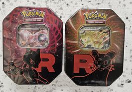 Pokemon 2 Tin Set Team Rocket DE DRI Destined rivals