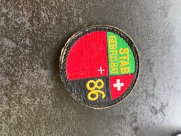 Aufnäher STAB GEBRSBAT 86 Militär Abzeichen Schweiz 44 Ze...