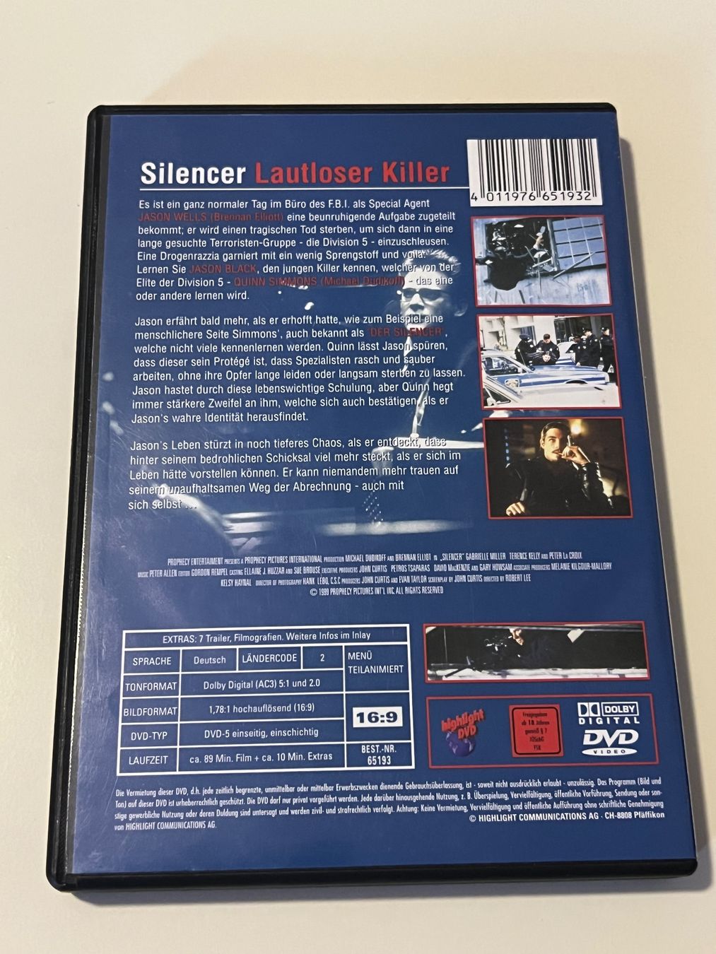 Tutti i DVDs: Silencer - Lautlose Killer DVD uncut – Usato da Altstätten SG venduto da sheamus 1