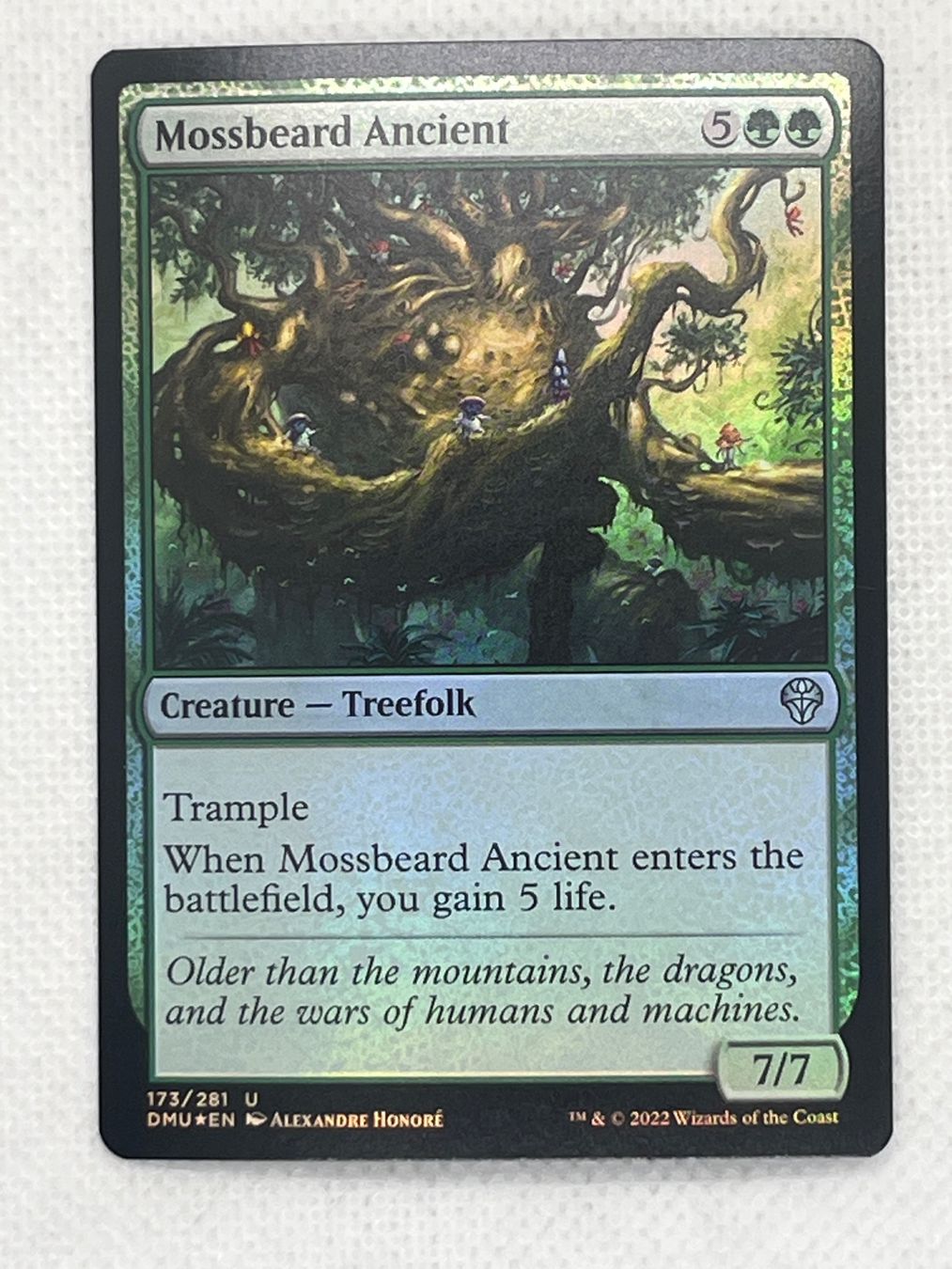 Magic The Gathering Carte collezionabili: MTG Mossbeard Ancient DMU 173 Englisch Uncommon Foil – Usato da Hinterkappelen venduto da Kim1992