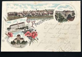 Gruss aus Frauenfeld Litho 