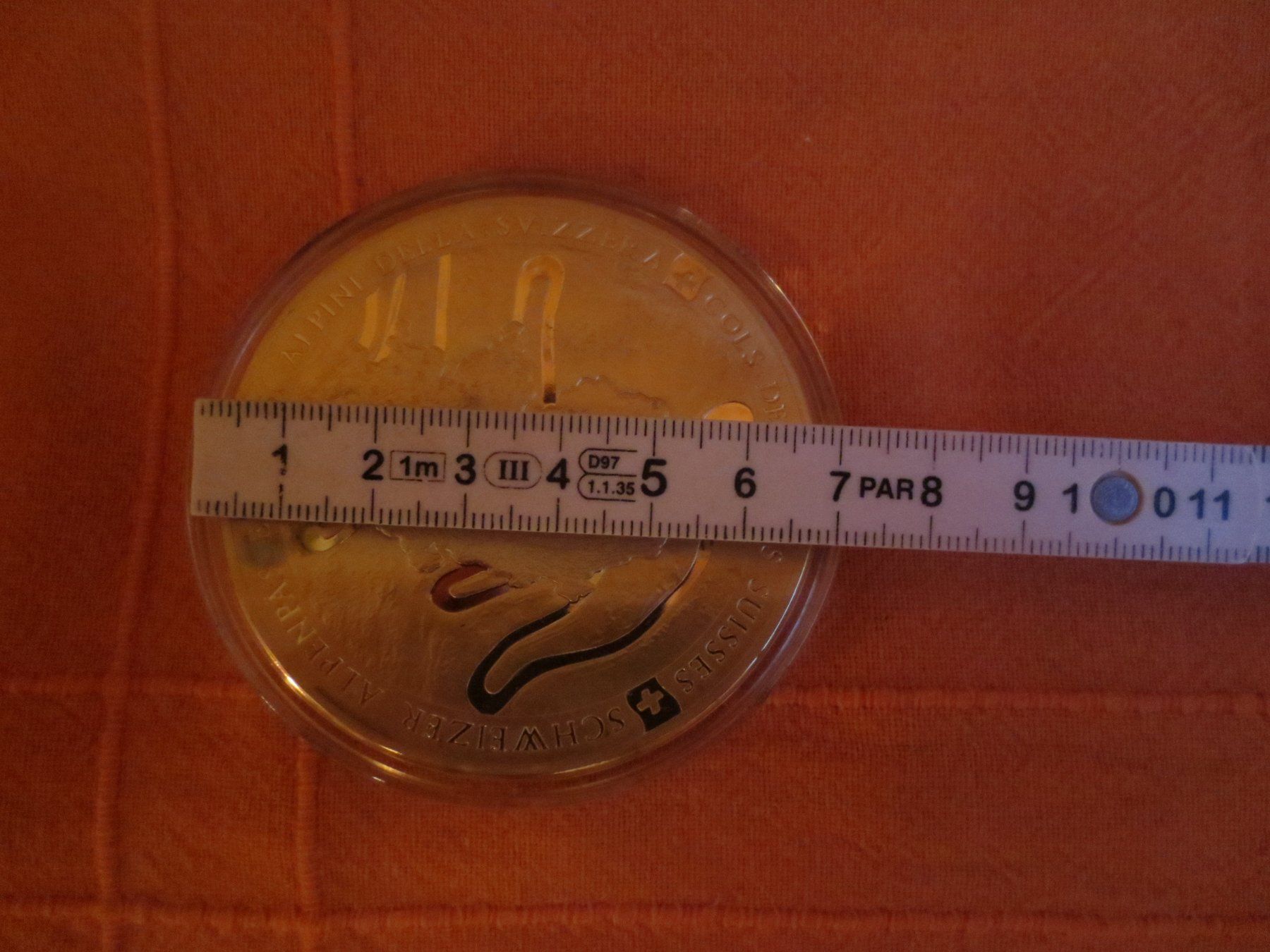 Medaglie: Medaille vergoldete Splügenpass – Nuovo (secondo la descrizione) da Weier im Emmental venduto da waefler03 3
