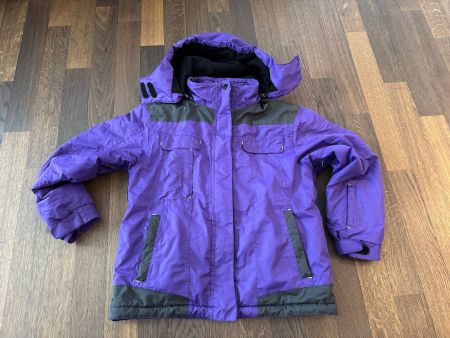 Skijacke Mädchen violett Grösse 140