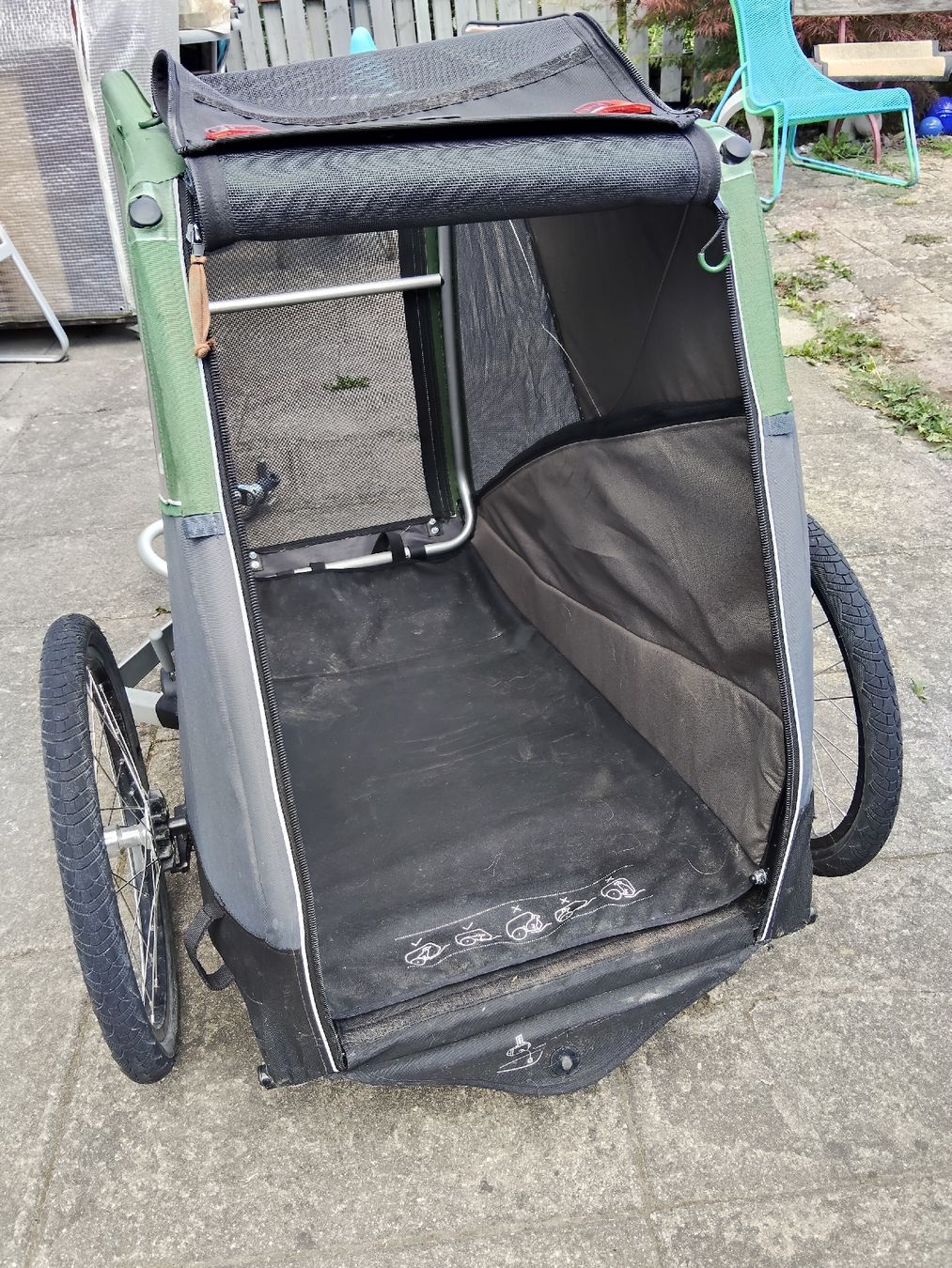 Croozer Rimorchi: croozer Hundeveloanhänger – Usato da Kulmerau venduto da Sendy 2