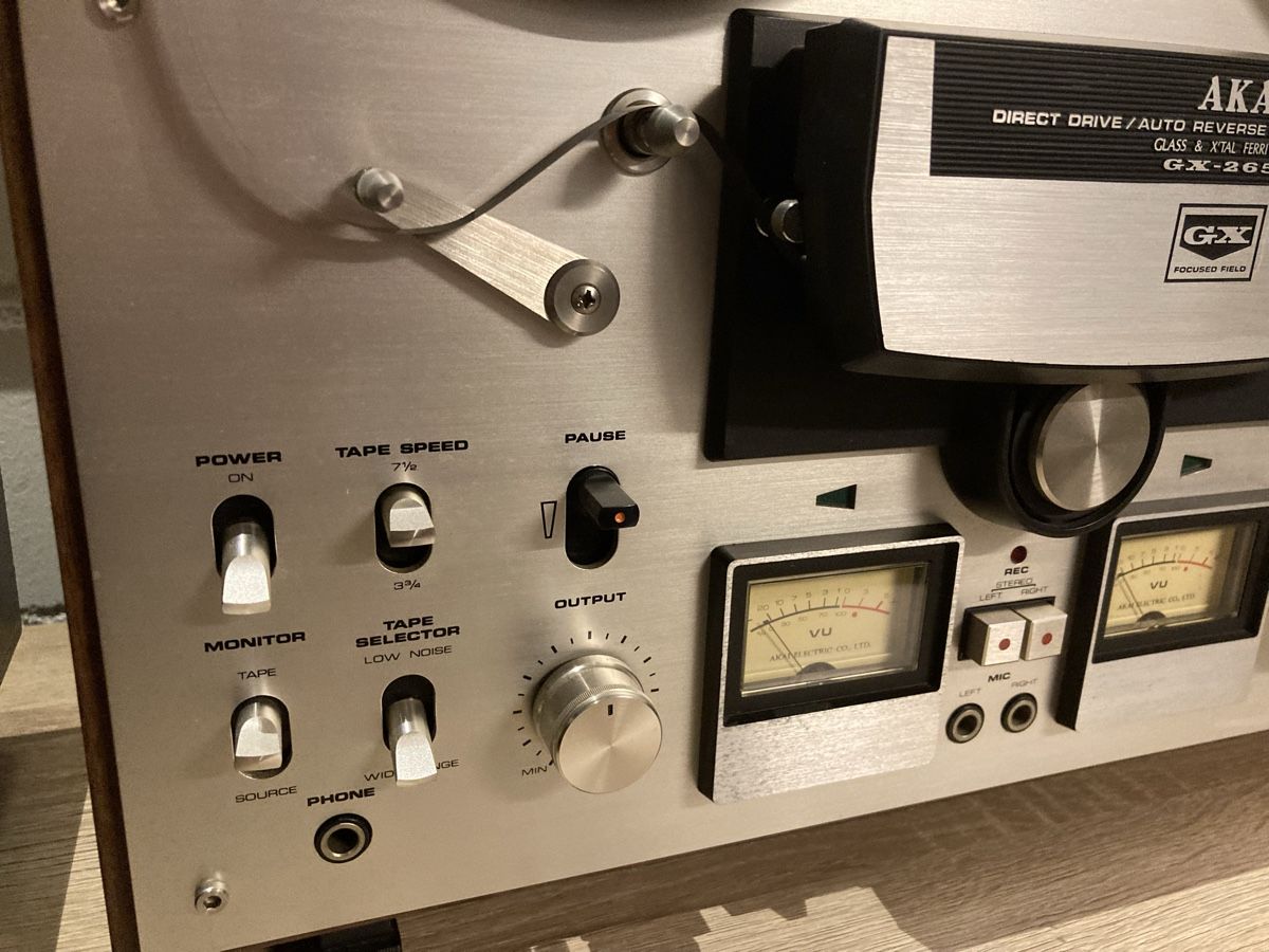 Akai Bandmaschinen: AKAI GX-265D Bandmaschine – Defekt aus Lenzburg von HanspeterT 1