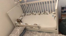 Baby-/Kinderbett 3-in-1 mit Schubfächer
