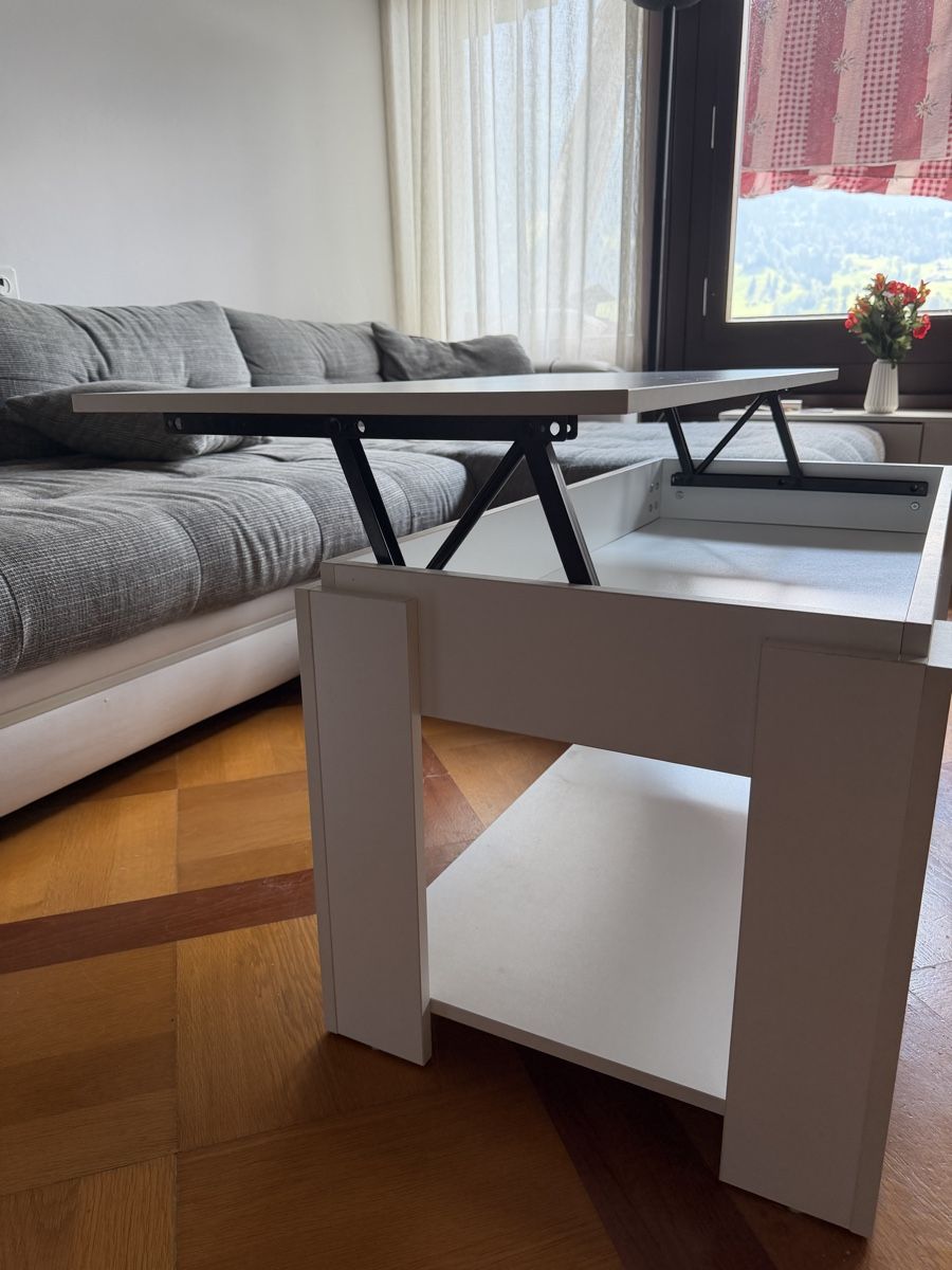 Tables: Couchtisch weiss mit Hubfunktion – D'occasion à Grindelwald par yoloflip45 3