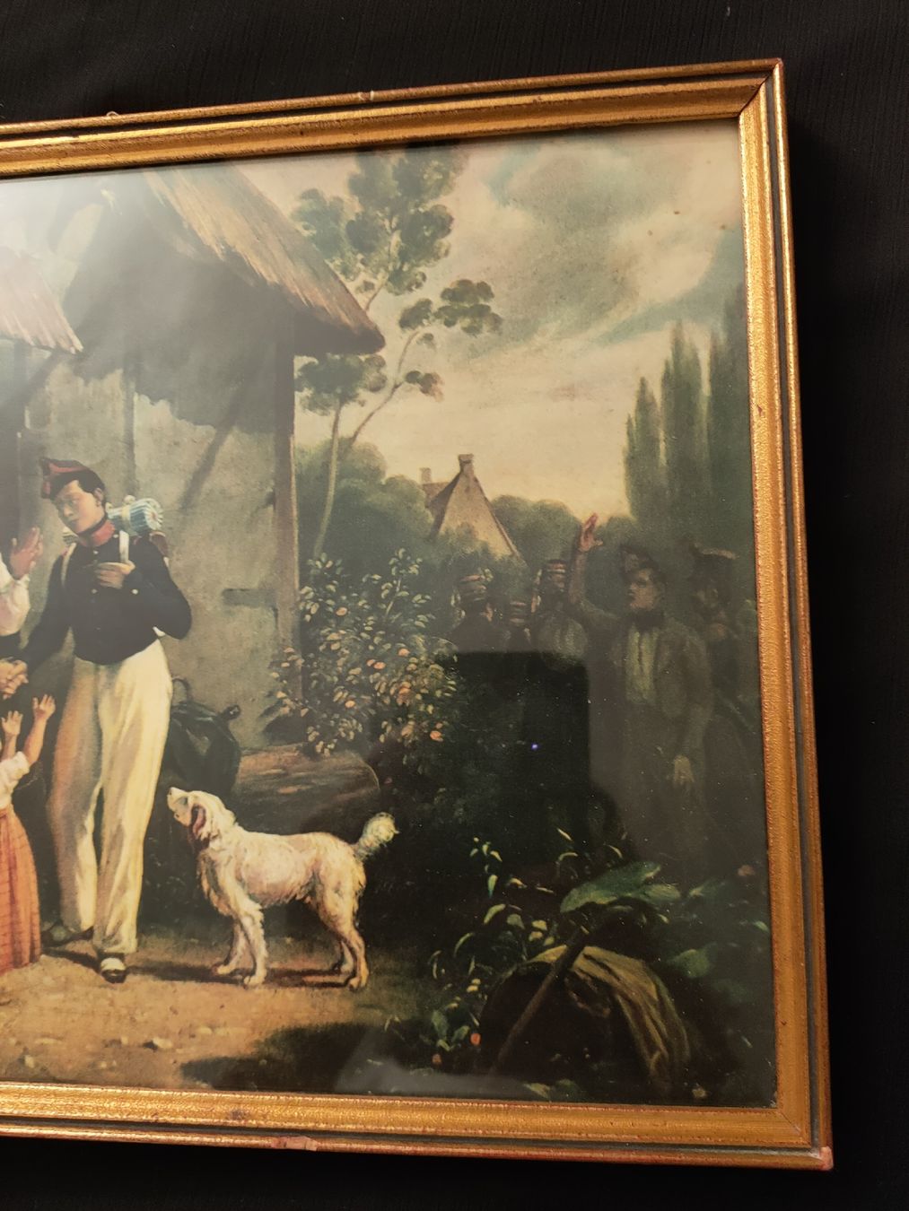 Foto & Immagini: Antikes Bild - Ländliche Szene – Usato da Gipf-Oberfrick venduto da minini 4