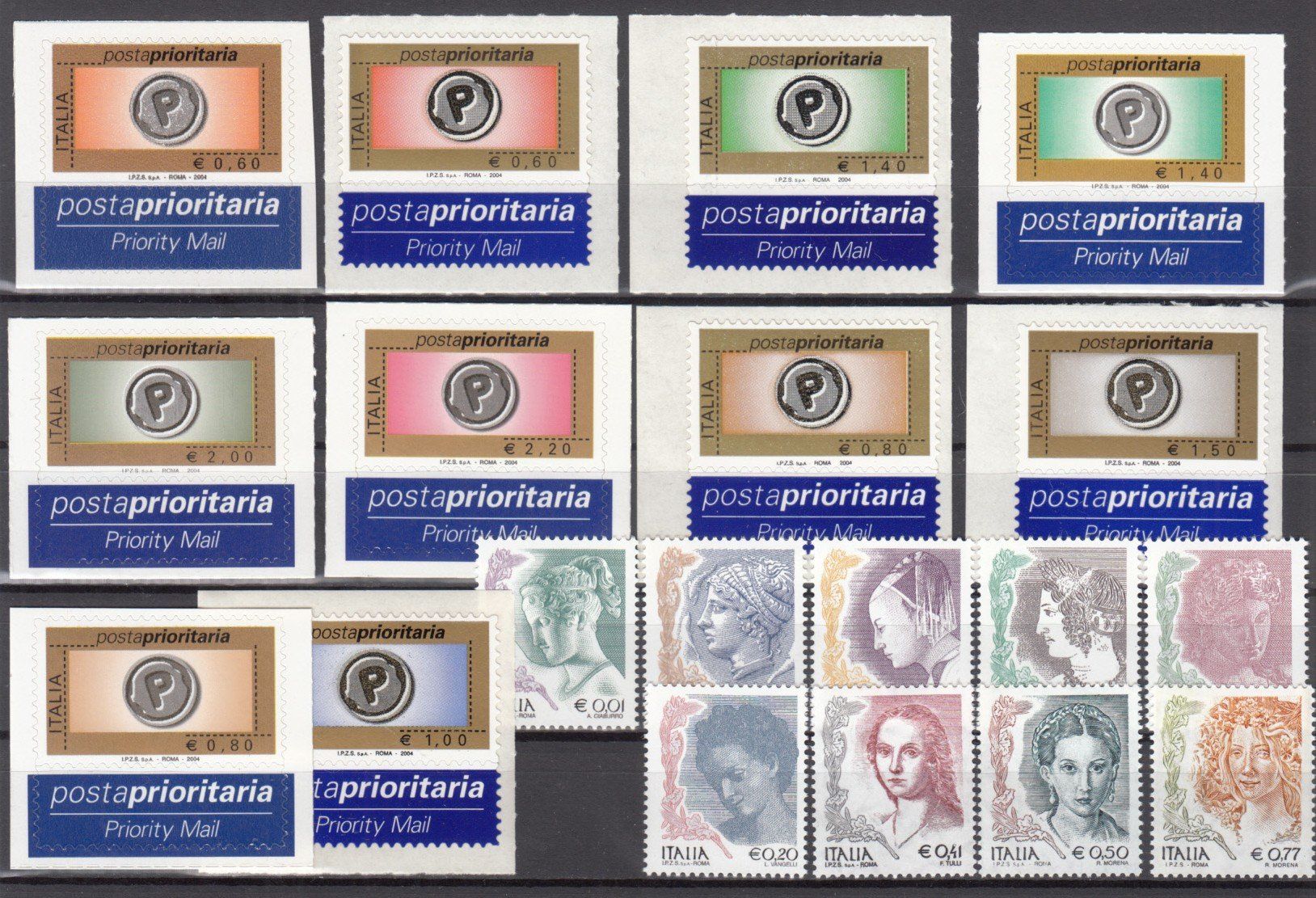 Tutti i francobolli: Italien 2004 postfrisch – Usato da Bürglen TG venduto da StampGraf 1