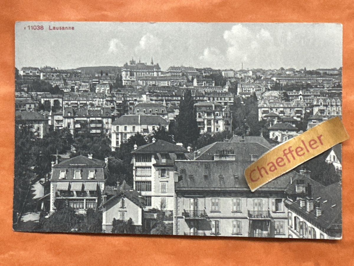 Cartoline postali: Originale alte Ansichtskarte von Lausanne, Schweiz! – Usato da Zürich venduto da Chaeffeler