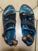 La Sportiva Kletterschuhe blau schwarz gebraucht 41.5