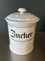 Antike Vorratsdose Zucker Keramik Mängel Vintage