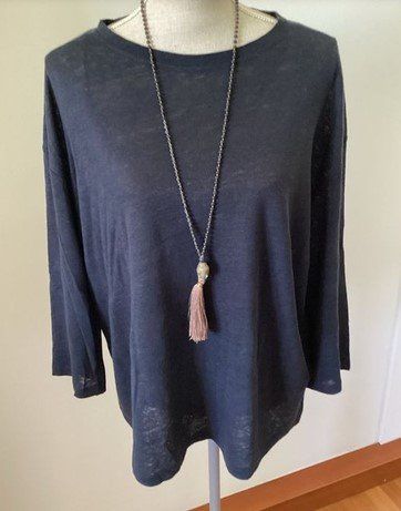 Cos T-Shirts: COS Leinenshirt Gr. S oversize dunkelblau – Neu (gemäss Beschreibung) aus Münsingen von Nik_und_Kat 2