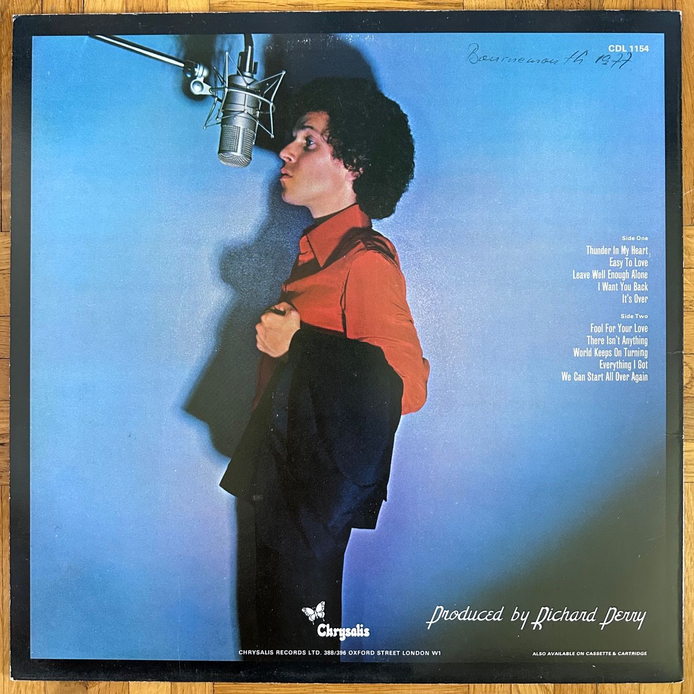 Dischi in vinile: LP - Leo Sayer - Thunder In My Heart – Usato da Breganzona venduto da Onairda75 1