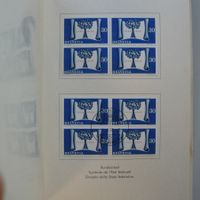 1948, Nr.281-284 Viererblöcke in PTT-HEFT (*/**/O)
