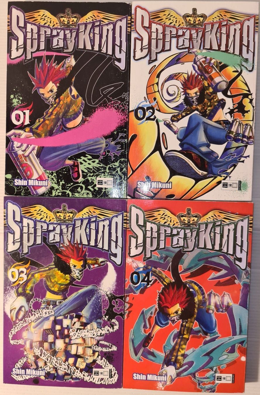 Fumetti: Spray King 1, 2, 3 und 4 - Manga – Usato da Münchenstein venduto da vitalfit