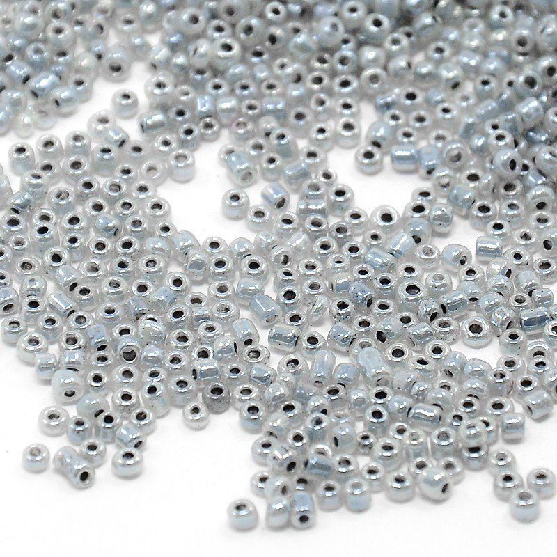 Perle (finte): Rocailles Grau 2mm / 20g – Nuovo (secondo la descrizione) da Rüegsau venduto da Tausendfreund