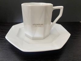 2 Espresso Tassen feinstes Porzellan - Japan Design