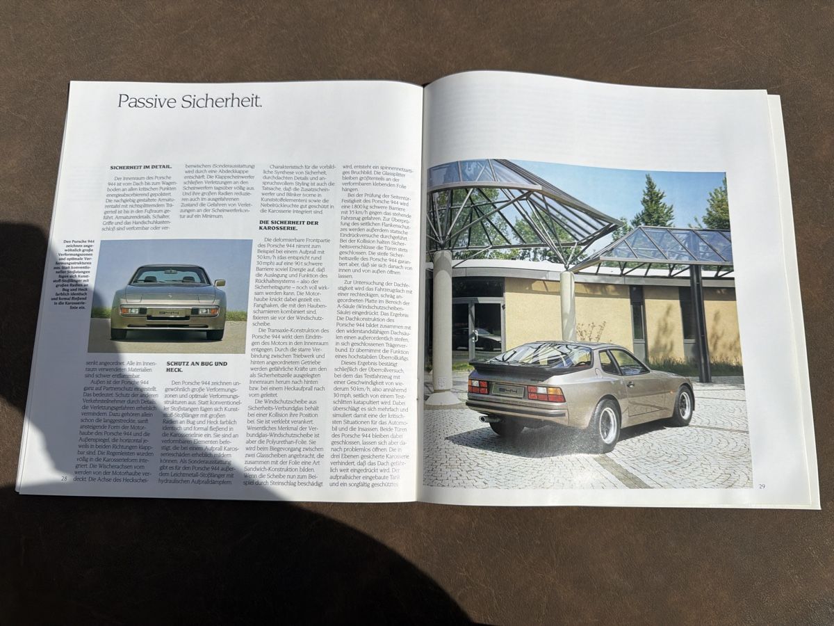 Porsche Documenti: Prospekt: Porsche 944 – Usato da Wolfwil venduto da Rolex1 5