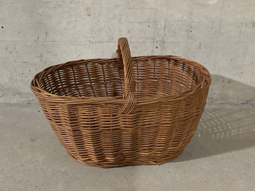 Wunderschöner Flechtkorb - fürs Picknick oder zum Pilzeln | Kaufen auf ...