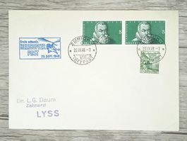 TR15 Enveloppe + Timbre Suisse 1948
