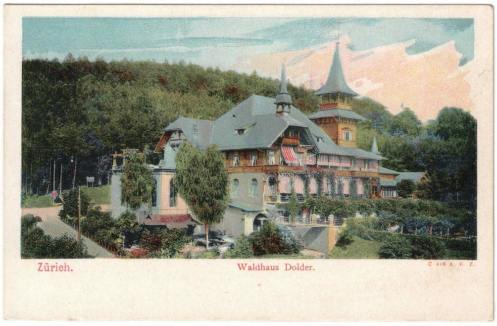 Cartoline postali: Zürich - Dolder mit Standseilbahn – Usato da Binningen venduto da Mountainrider
