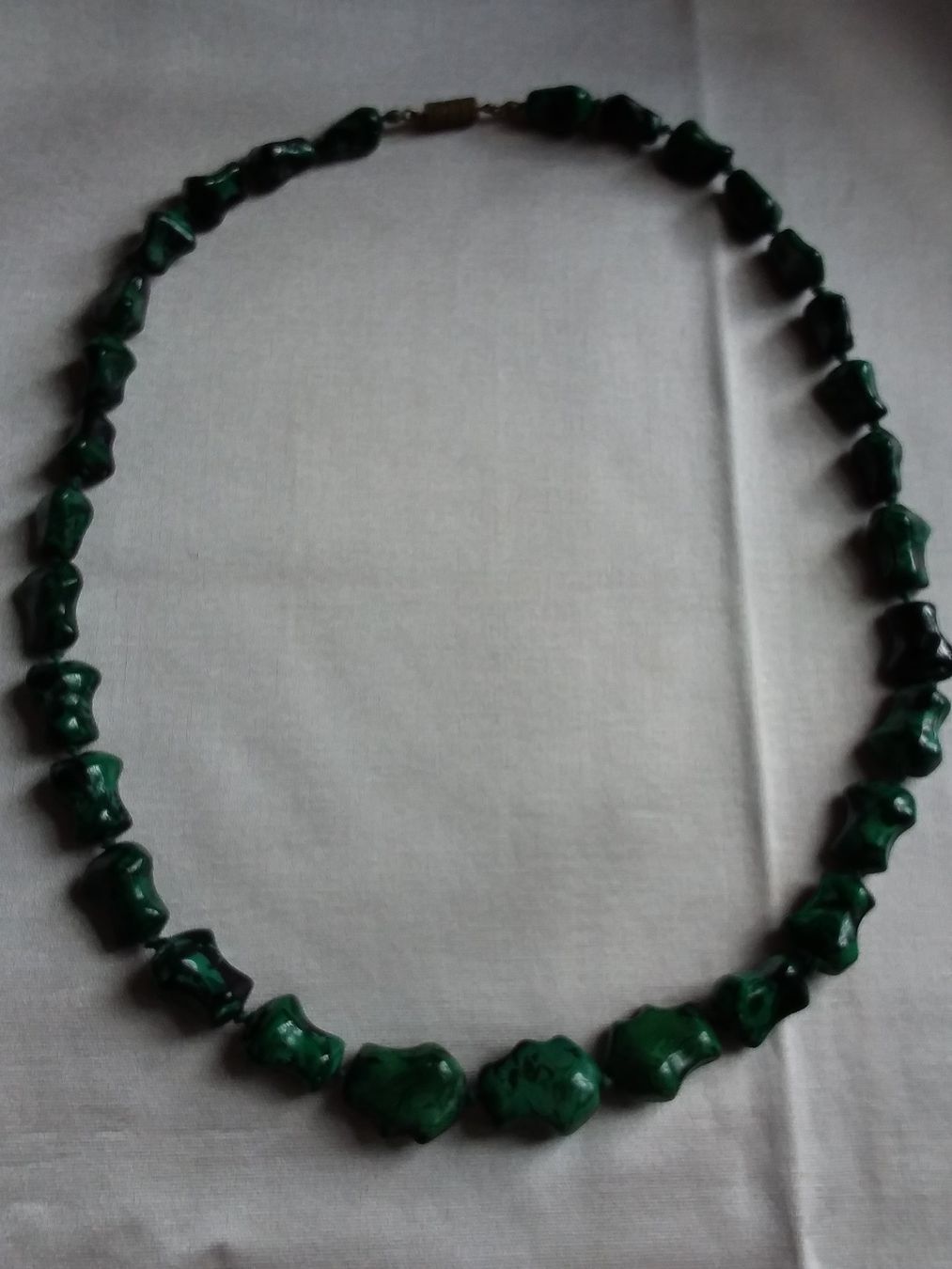 Murano Ketten: Vintage alte MURANO Malachit Glas Halskette Collier – Gebraucht aus Zürich von helsan 6