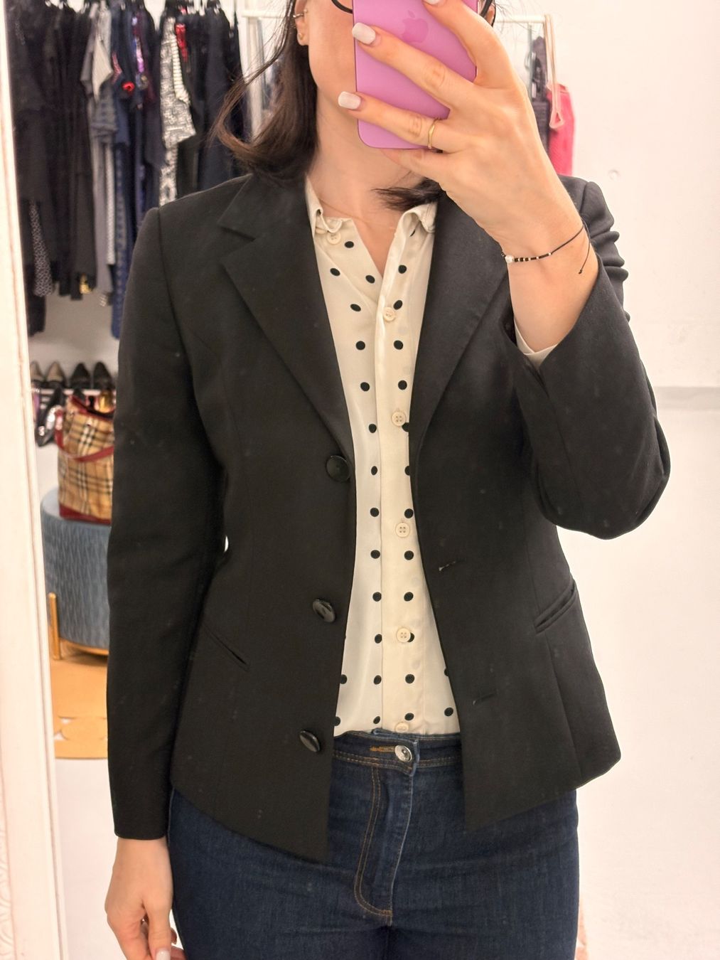 Giacche: Klassischer schwarzer Blazer von Gloraine Gr. 34 – Nuovo (secondo la descrizione) da Regensdorf venduto da secondchancefashion 1