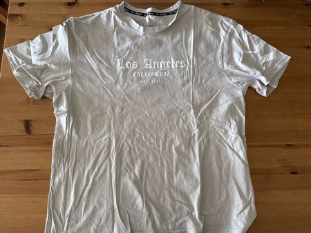 T-Shirt Los Angeles California hellgrau Grösse XL