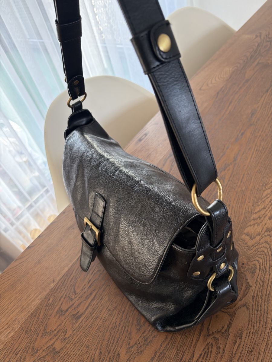 Vera Pelle Borse da donna: Schwarze Ledertasche, top Zustand – Nuovo (secondo la descrizione) da Arbon venduto da jet_w678 1