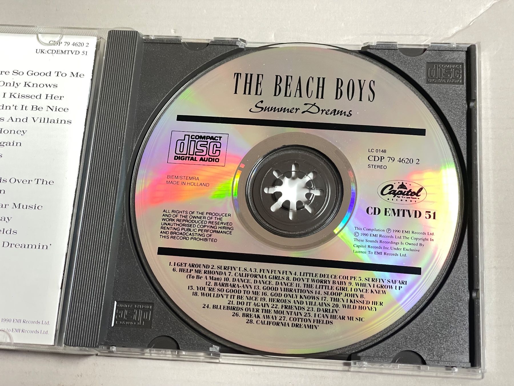 CD: The Beach Boys - Summer Dreams - Psychedelic – Usato da Muri b. Bern venduto da AdidasCollector 3