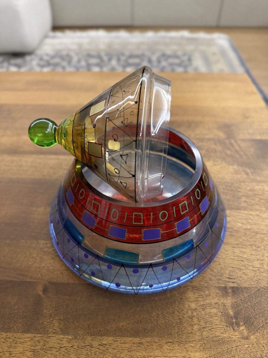 Contenitori & Simili: Unique Decorative Glass Jar with Lid – Nuovo (secondo la descrizione) da Commugny venduto da semamonfrinoli 1